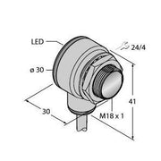 Turck - Lichttaster mit Hintergrundausblendung Reflexionslichttaster TM18AP6FF25