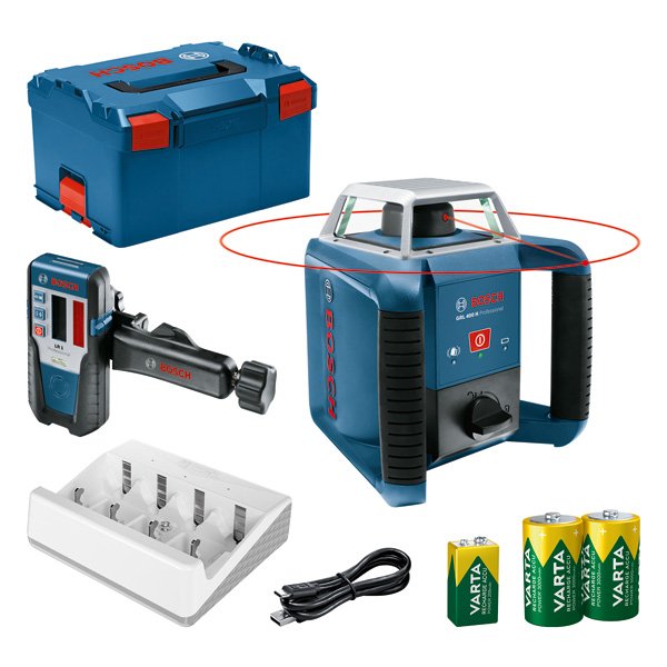 Bosch - Messlaser Rotationslaser GRL 400 H 0601061806 + LR 1 (L)