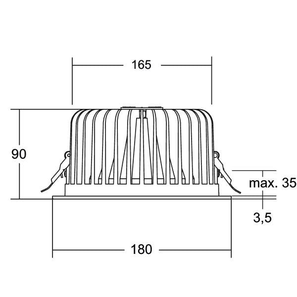 Brumberg Leuchten - Downlight/Strahler/Flutlicht LED-Einbaudownlight 12572174