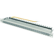 Telegärtner - Patchpanel Kupfer 19Z.Patch Panel 1HE gr 100007018 MPP24-HS Cla. EA500