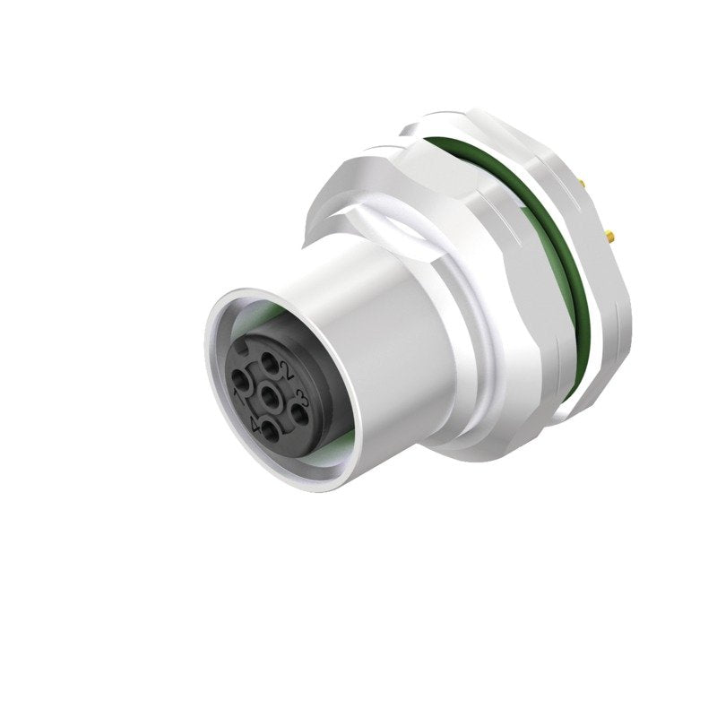 Weidmüller - Rundsteckverbinder, Einbau (PCB) Stecker SAIEM12B4H5.5TLPG9 M12 − 10 Stück