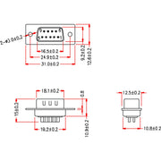 EFB-Elektronik - D-Sub-Steckverbinder D-Sub Stecker 9-pol. 28653.1