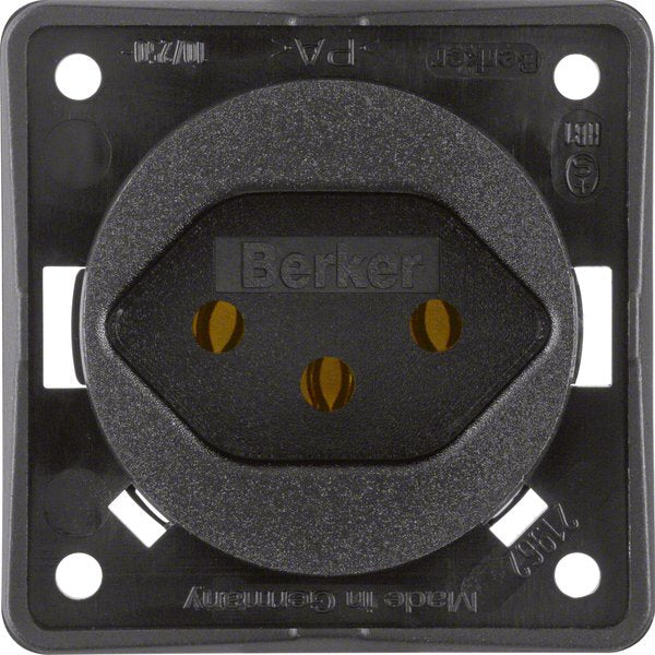 Berker - Steckdose sw 9624905 mit Schutzkontakt