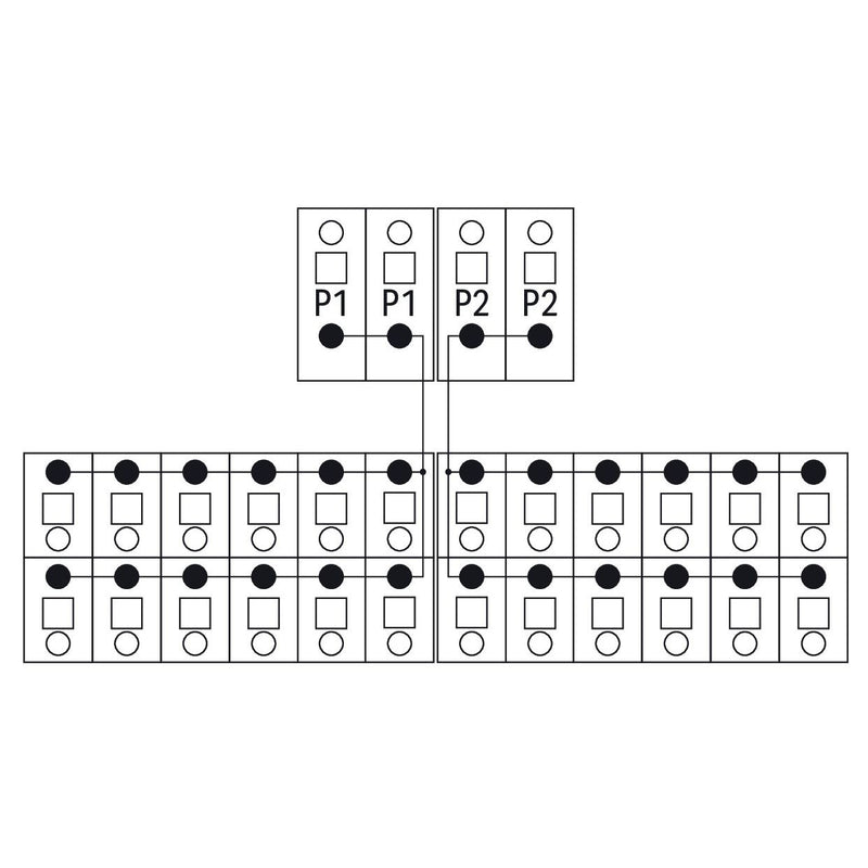WAGO - Übergabemodul Potentialverteilermodul 830-800/000-316