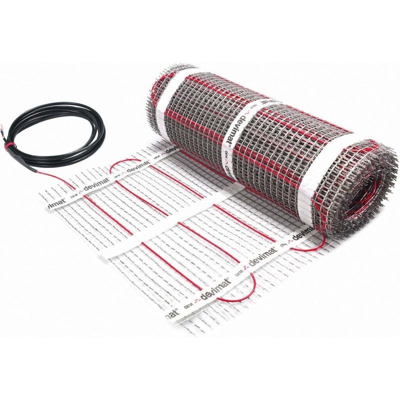 Danfoss - Elektrische Flächenheizung Dünnbettheizmatte 200 W/m² DEVImat #140F1737 0,5x14,0m selbstkleb