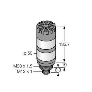 Turck - Signalsäule, Komplettgerät Turmlampe TL50GRAQ gn,rt