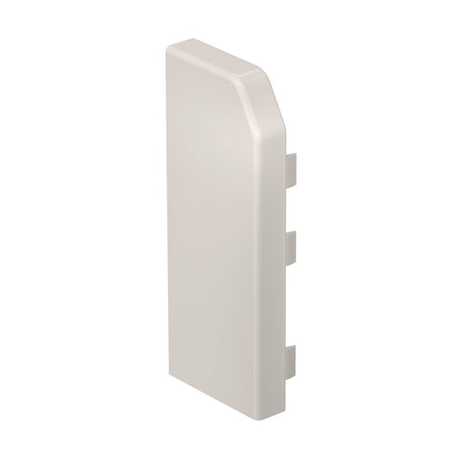 Rehau - Endstück für Sockelleistenkanal RAUDUO Endstück links RD ESL40105 cws 40/105 RAL9001 − 10 Stück