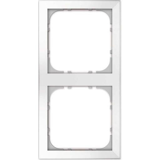Issendorff - Abdeckrahmen Glasrahmen 2-fach LCN - GS55-2W ws 3mm Glasstärke