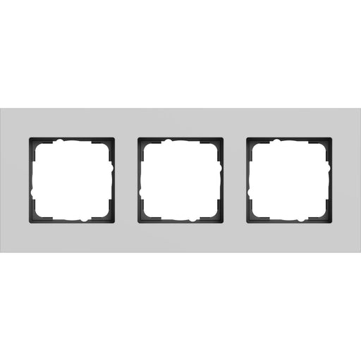 Gira - Abdeckrahmen 3-fach 0213405 Alu.Grau(lack.)
