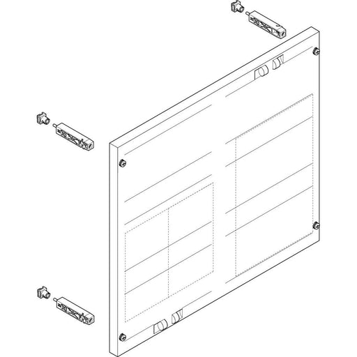 ABN - Verteilerfeld für Installationsverteiler ESPRO-Modul MT23519 tief BxH:500x450mm