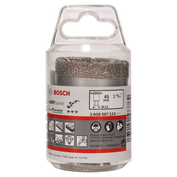 Bosch - Bohrer PRO Ceramic dry 2608587124 Trockenbohrkrone 45
