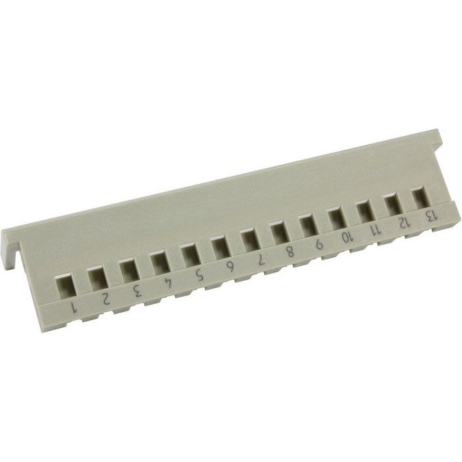 Harting - Codierelement für Industriesteckverbinder Kodierkamm 09060009984 Kunststoff, grau − 100 Stück