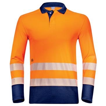 Uvex - Poloshirt Langarm 8827709 7474/warnorange S
