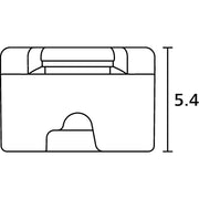 HellermannTyton - Kabelbinder Verschlusskopf 102-66209(5000) Kabelbündelwerkzeug − 5000 Stück
