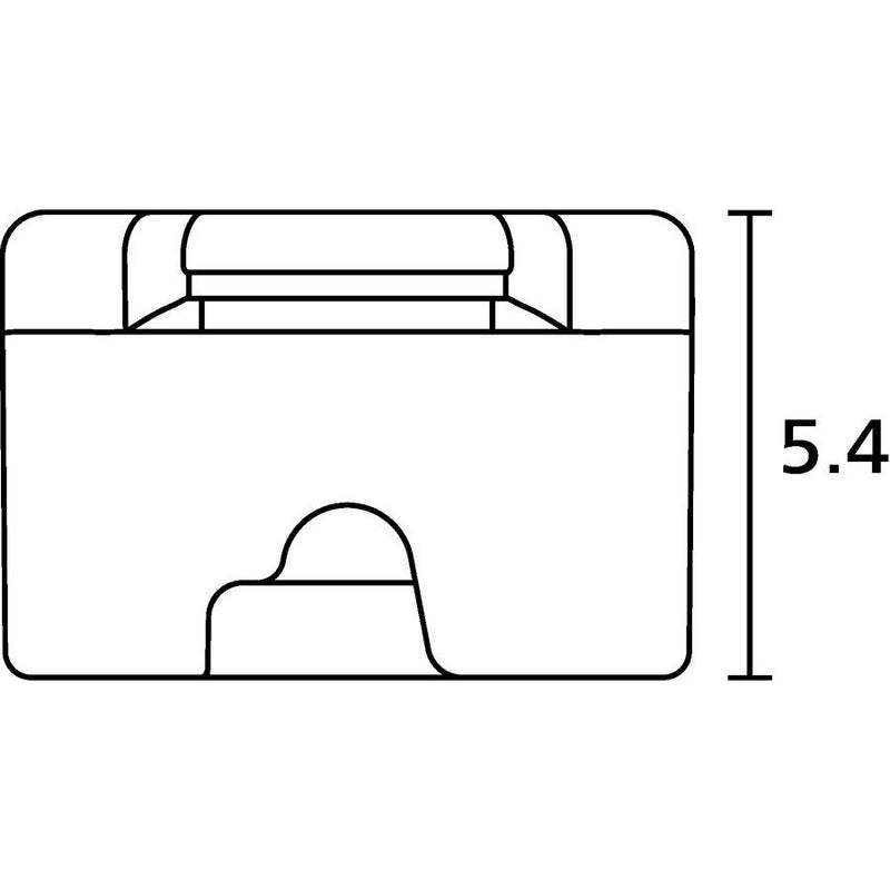 HellermannTyton - Kabelbinder Verschlusskopf 102-66209(5000) Kabelbündelwerkzeug − 5000 Stück