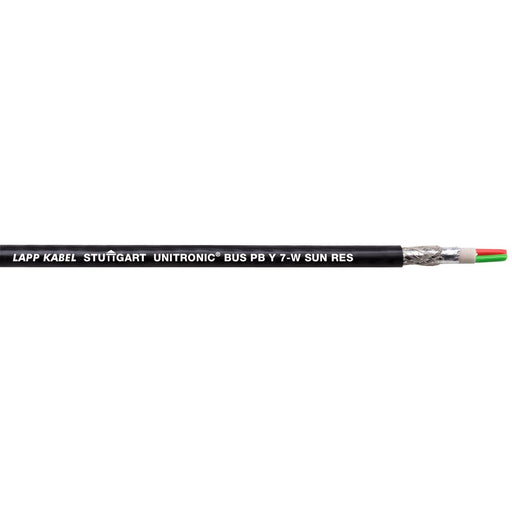 Lapp Kabel&Leitung - Daten- und Kommunikationskabel UNITRONIC BUS PB Y 7-W FC 2170310/100 BK − 100 Meter