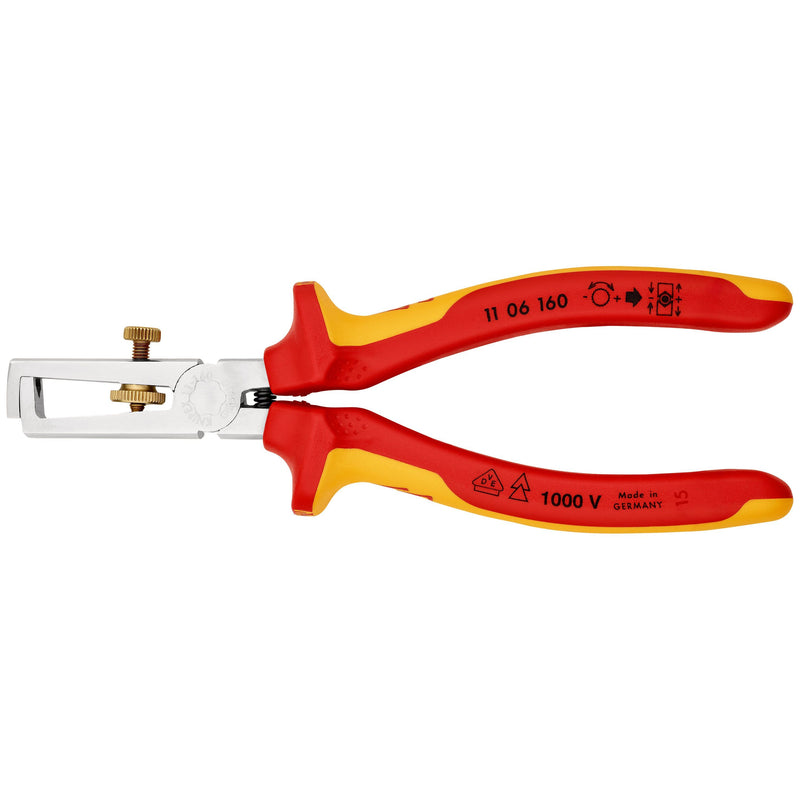 Knipex - Abisolierzange 11 06 160 isoliert, 160mm
