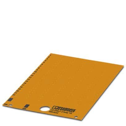 Phoenix Contact - Kennzeichnungsmaterial Etikett US-EMLF (15X6) YE − 10 Stück