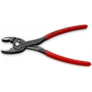 Knipex - Wasserpumpenzange Frontgreifzange 82 02 200 schwarz atramentiert − 6 Stück