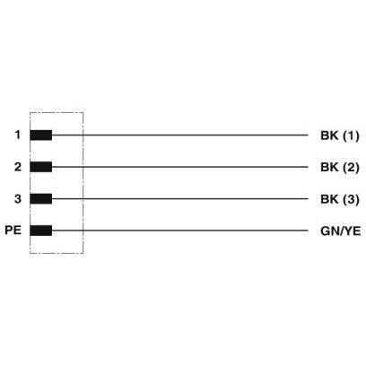 Phoenix Contact - Konfektioniertes Sensor-Aktor-Kabel Powerleitung SAC-4P-MSS/ #1424245 − 1 Stück