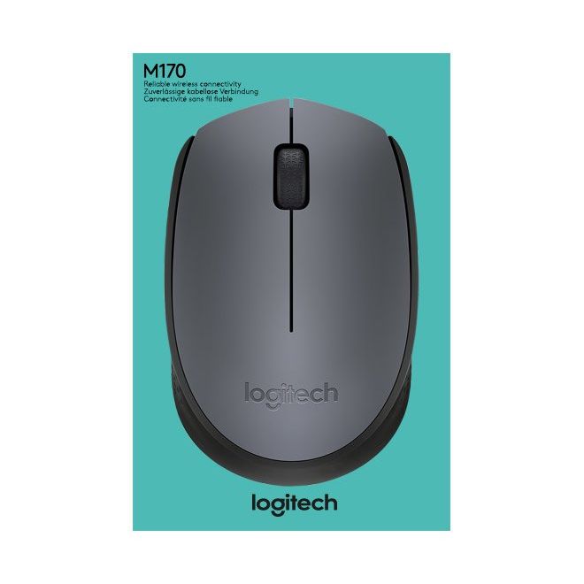 Logitech - Computermaus Maus Wireless M170 gr Optisch
