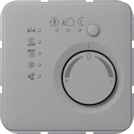 Jung - Bussystem-Raumtemperaturregler KNX Stetigregler gr CD 2178 GR mit int.Busankoppler