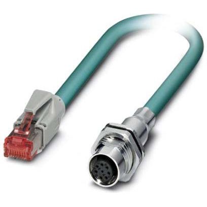 Phoenix Contact - Patchkabel Kupfer Industrie Netzwerkkabel 1418004 − 25 Stück