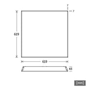 LTS Licht&Leuchten - Decken-/Wandleuchte LED-Einlegeleuchte PLL-ECO 5930625302DA 3000K DALI