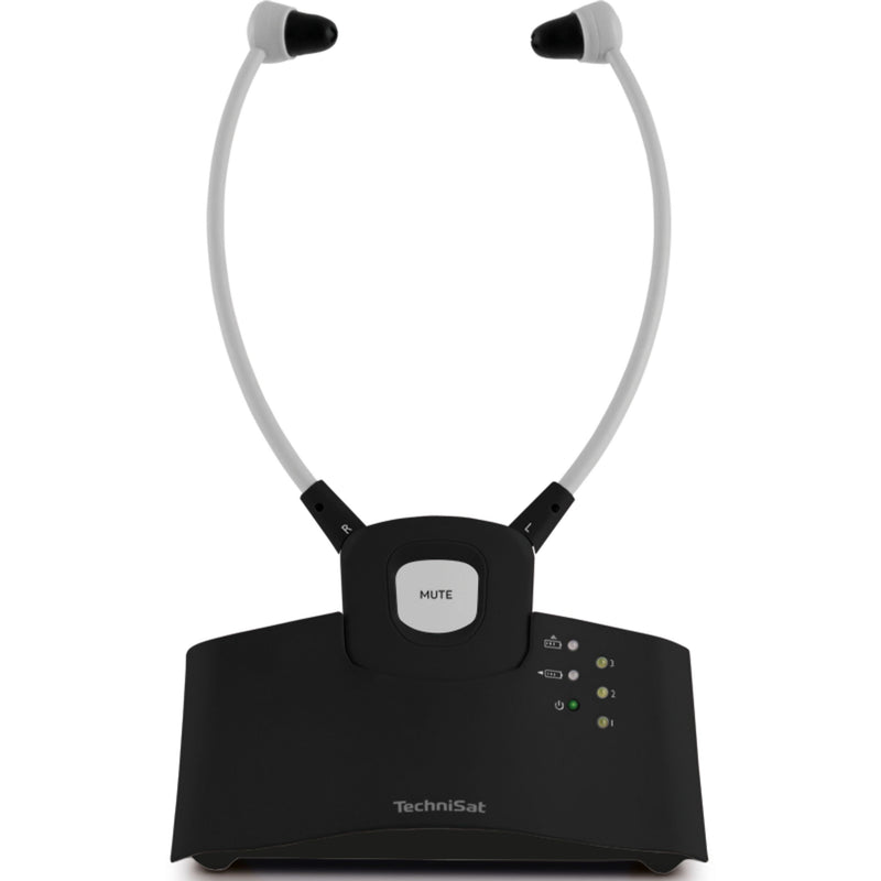 TechniSat - Kopfhörer Kopfhörerset STEREOMANISI3 Set sw inkl. Basisstation