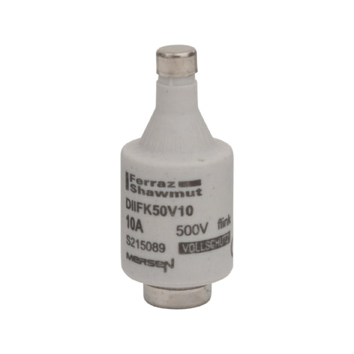 Mersen - D-Sicherungseinsatz DIIFK50V10 DII flink 10A/500V − 25 Stück