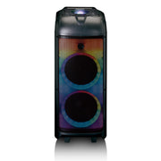 LENCO - HiFi-Komplettsystem Soundanlage PA-260BK Black m.Partylight,Discok