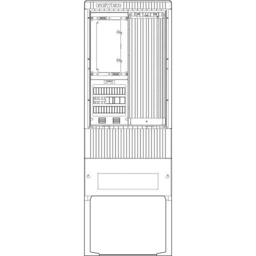 ABN - Zähler-Komplettschrank Straßenbeleuchtung SB175ZL1401X Säule 1 ZP 5pol