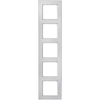Peha - Abdeckrahmen Rahmen 5-fach D 20.675.241.022 Glaseffekt eis-rws