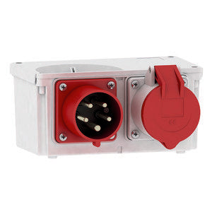 Bals Elektrotech - CEE-Steckdosen-Kombination (IEC 60309) E-V-E Gehäuse 592