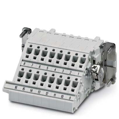 Phoenix Contact - Kontakteinsatz für Rechtecksteckverbinder Klemmenadapter HC-B 16-A-DT-PEL-F − 5 Stück