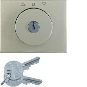 Berker - Abdeckung/Bedienelement für Installationsschalterprogramme Zentralstück m Schloss 1079730400 für Jal. K.5 Es