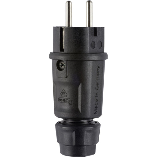 ABL - Schutzkontaktstecker Highteck Stecker 100000064 1520 SK+F/B sw