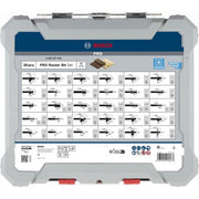 Bosch - Werkzeugset PRO Fräsersatz gemischt, 2607017476 Schaft 1/4