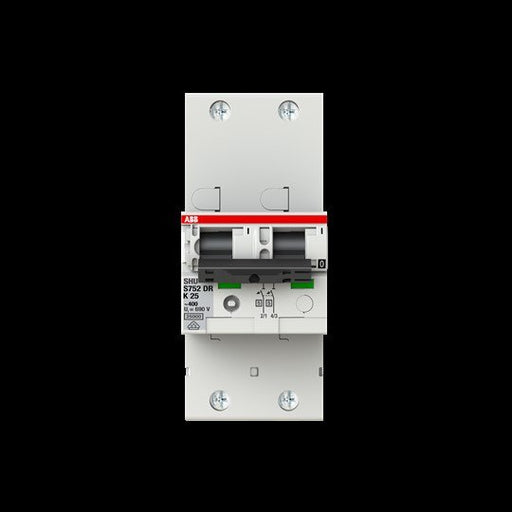 ABB Stotz S&J - Selektiver Hauptleitungsschutzschalter Haupleitungsschutzschalter S752DR-K25 25A K 25kA 2P