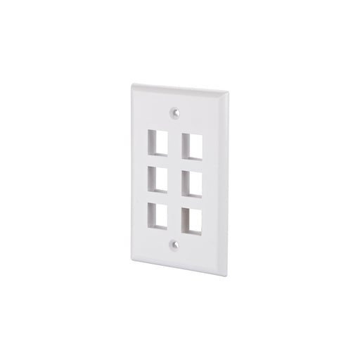 Metz Connect - Kommunikationsanschlussdose Kupfer Keystone Anschlussdose 1309192402KE US- Style 6 Port
