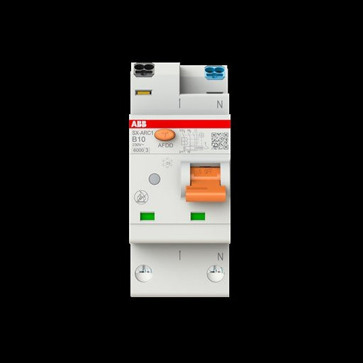 ABB Stotz S&J - Leitungsschutzschalter mit Zusatzeinrichtung Fehlerlichtbogen-Schutz SX-ARC1 B10 6kA 1P+N, 2TE + LS