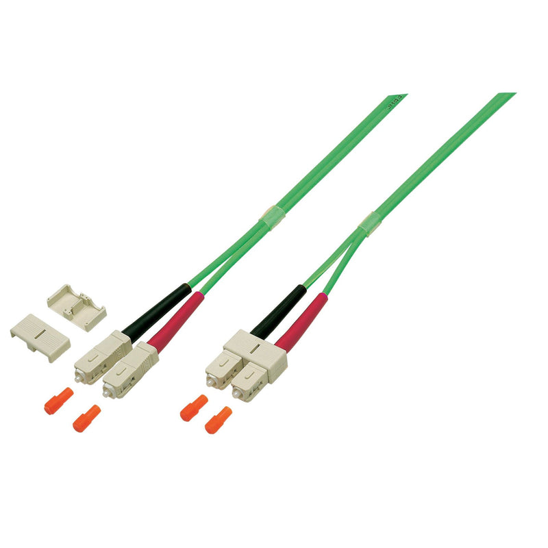 EFB-Elektronik - Patchkabel LWL Duplex Jumper SC-SC O0318.1OM5 OM5 1m limegreen