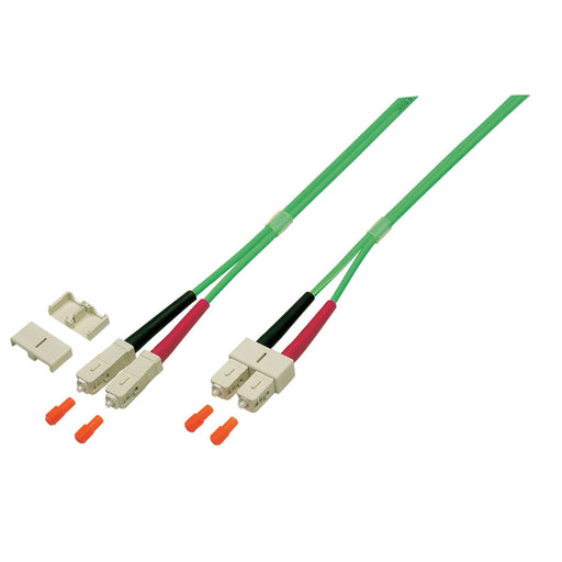 EFB-Elektronik - Patchkabel LWL Duplex Jumper SC-SC O0318.1OM5 OM5 1m limegreen