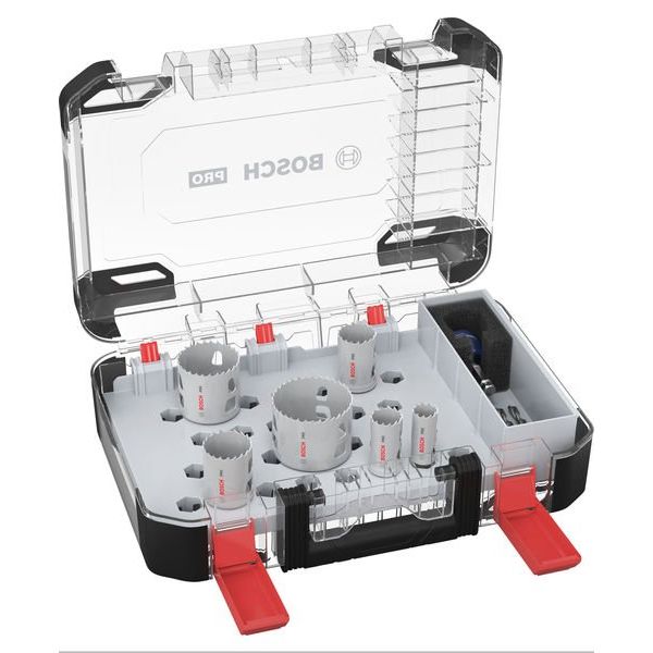 Bosch - Werkzeugset PRO Multi Material PC Plus 2608594427VE(9) Lochsägen-Set 20-38