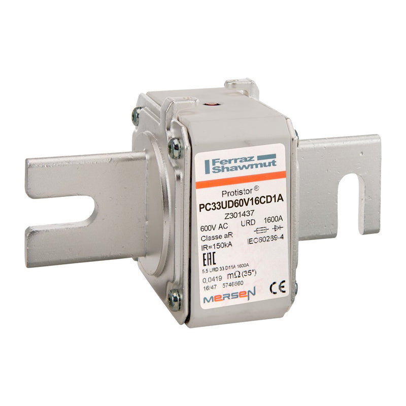 Mersen - HRC-Sicherung Sicherungseinsatz aR PC33UD60V16CD1A Gr.33 AC600V 1600A − 3 Stück