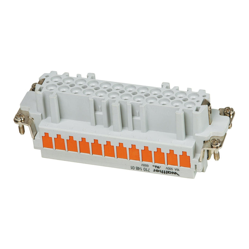 Walther Werke - Kontakteinsatz für Rechtecksteckverbinder Buchseneinsatz 71012401 B24 0,5-2,5 20-14AWG