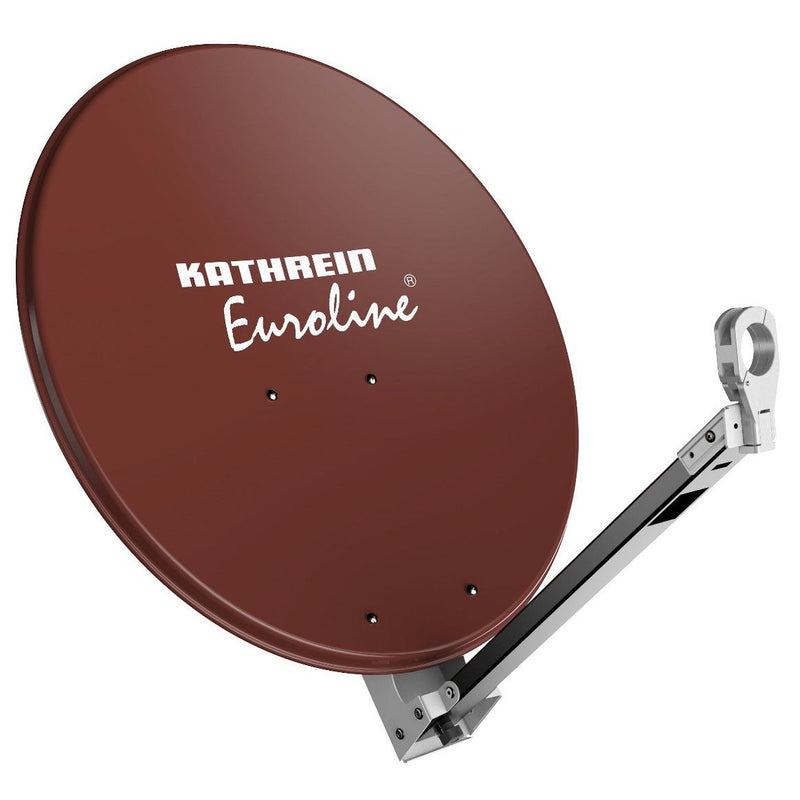 Kathrein - Satellitenantenne Offset Parabolantenne KEA 1000/R 100cm rotbraun