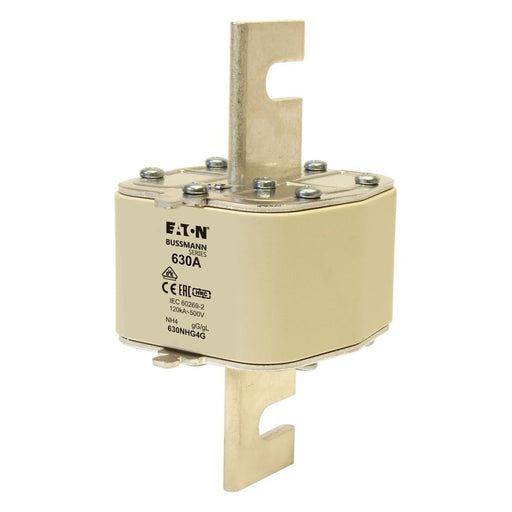 Eaton - Messersicherung Sicherungseinsatz Nieders. 500V 630A #630NHG4G 630A AC 500V 120kA