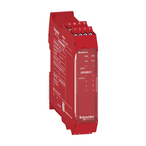 Schneider Electric - Gerät zur Überwachung von sicherheitsgerichteten Stromkreisen Ausgangs-Erweiterungsmodul XPSMCMDO0008C1 Modicon XPSMCM 8A