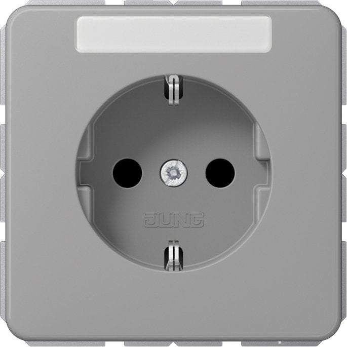 Jung - Steckdose SCHUKO-Steckdose 16A 250V CD 1520 BFKINA GR m.Berührungsschutz
